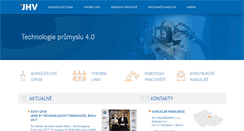 Desktop Screenshot of jhv.cz